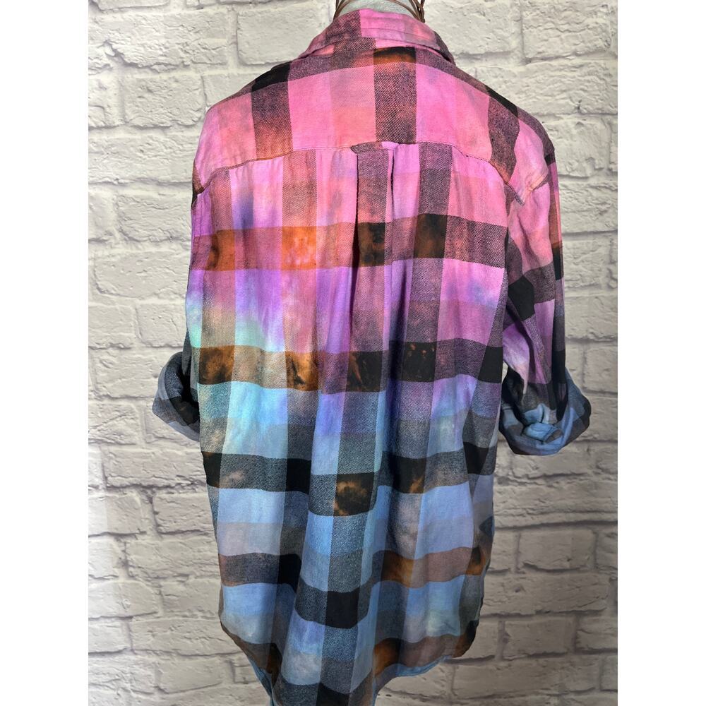 Reworked/Upcycled flannel shirt - Picture 3 of 7